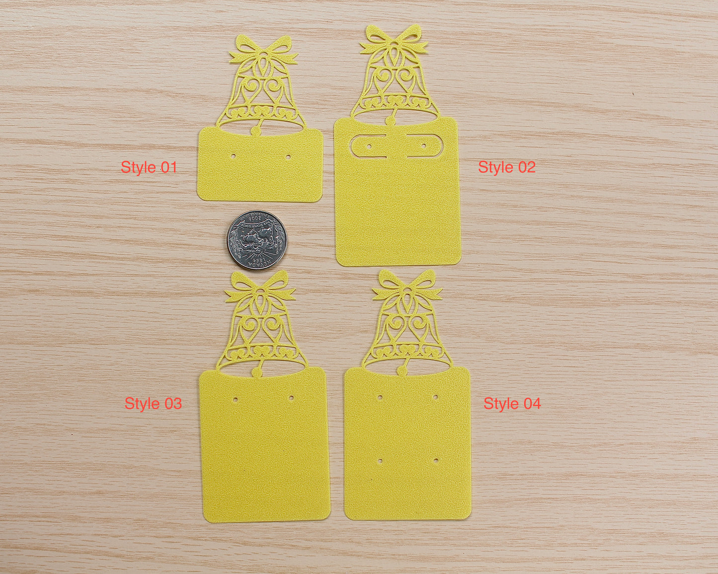 Christmas Bell Earring Cards