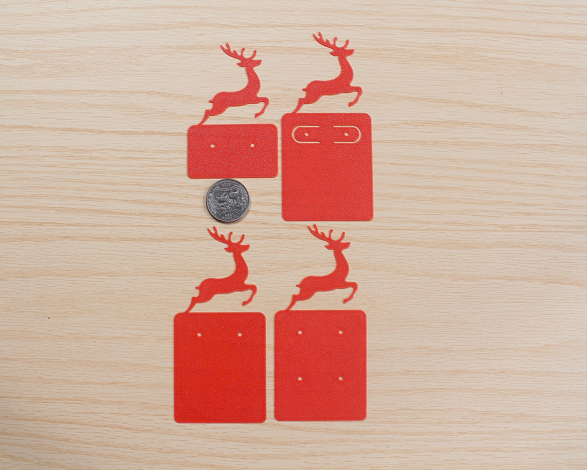 Reindeer Earring Cards