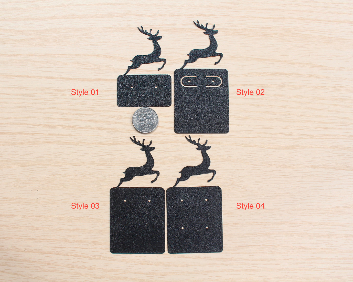 Reindeer Earring Cards