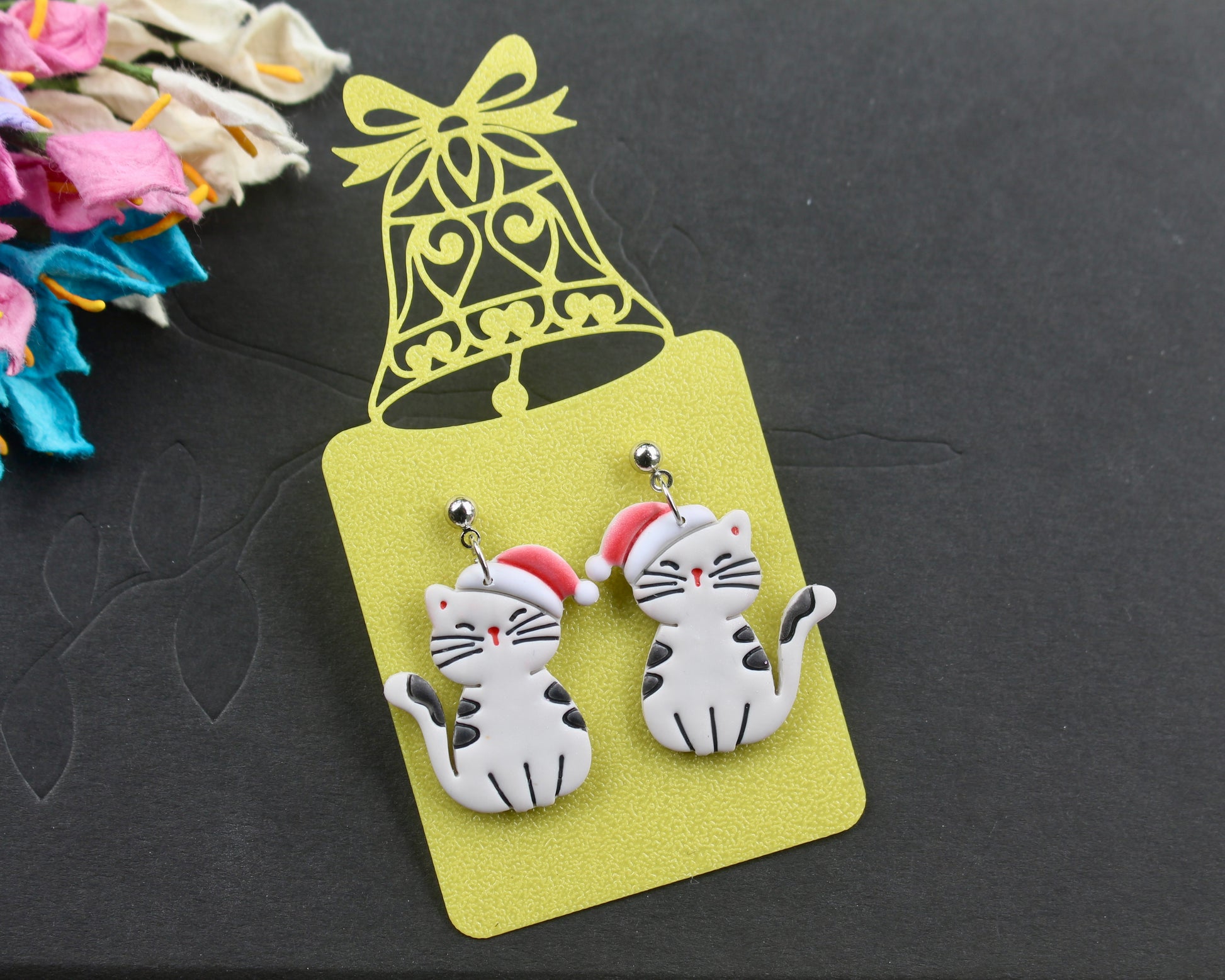 Christmas Bell Earring Cards