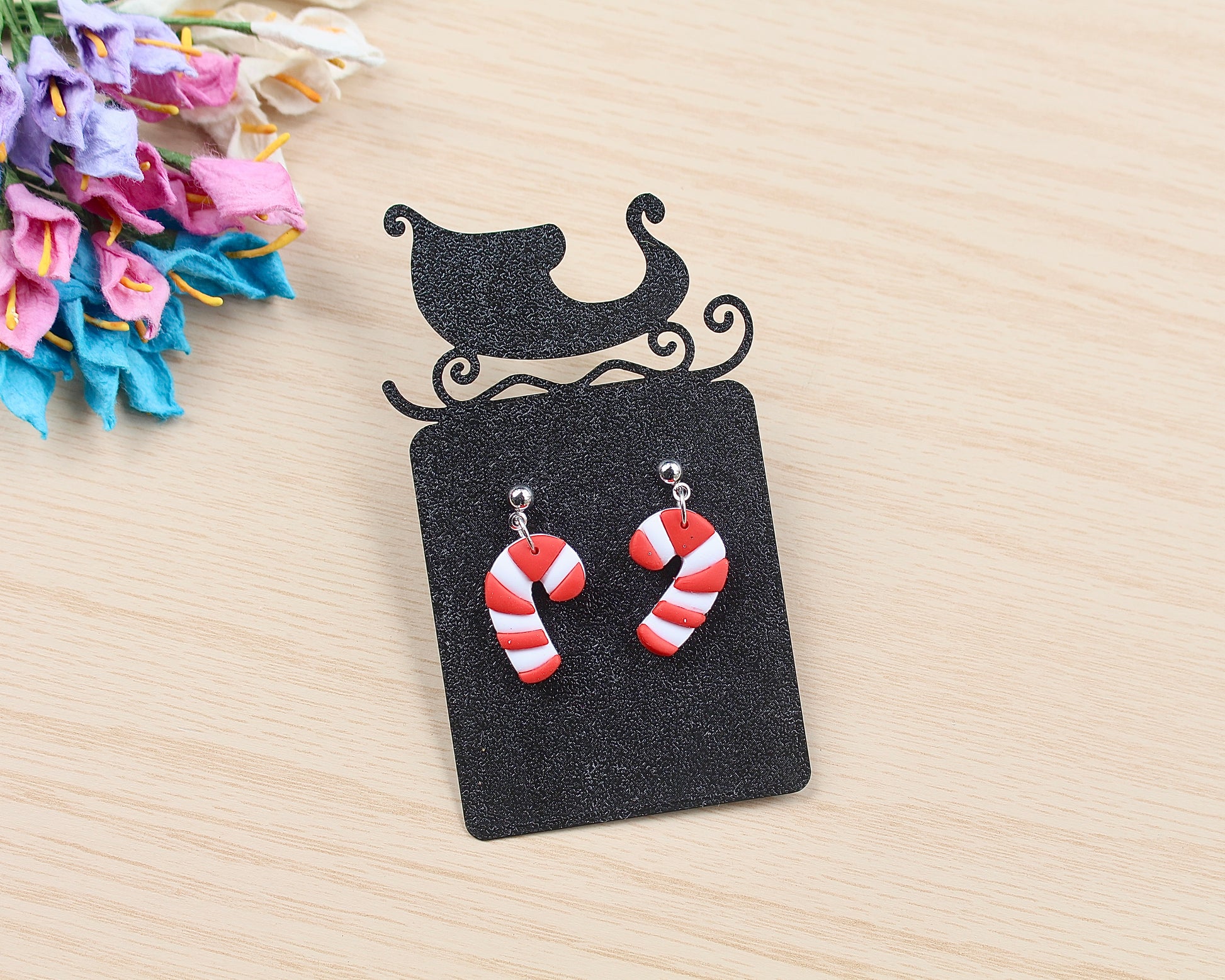 Sleigh Earring Cards