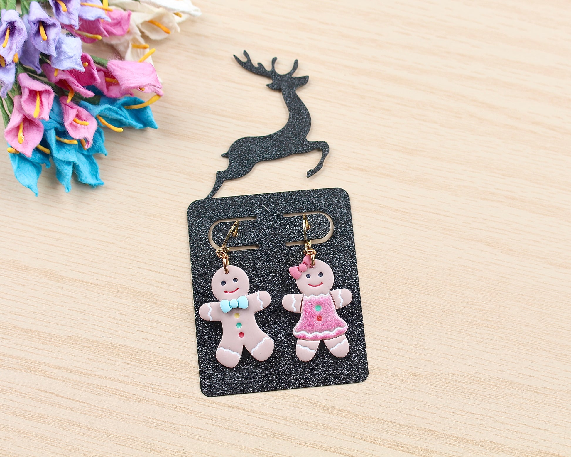 Reindeer Earring Cards