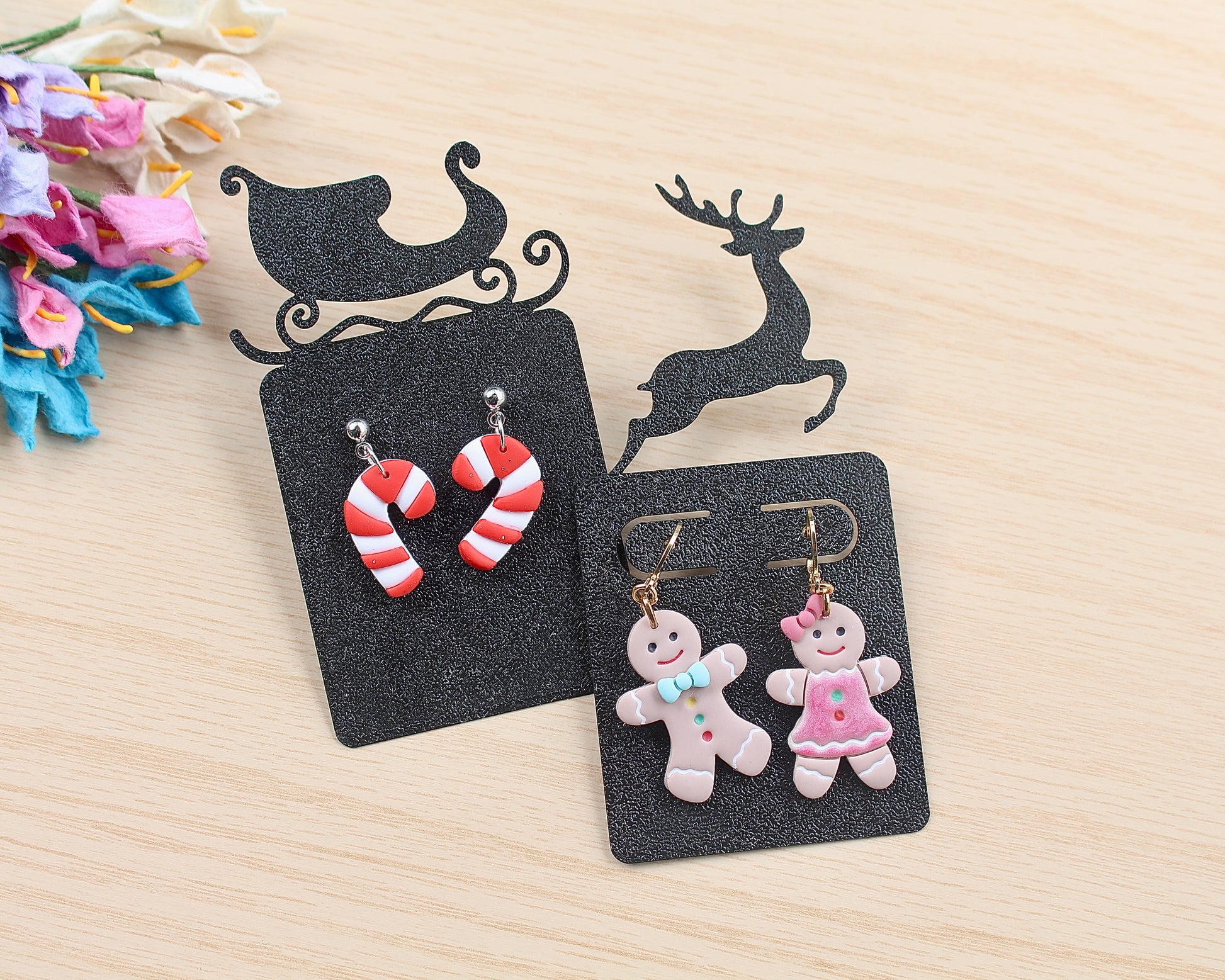 Reindeer Earring Cards