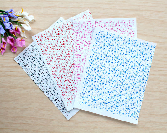 Love Music Water Soluble Transfer Paper