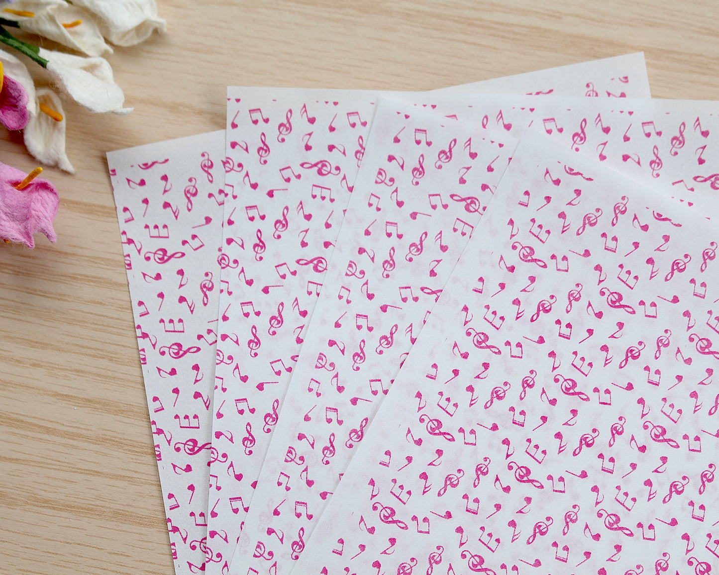 Love Music Water Soluble Transfer Paper