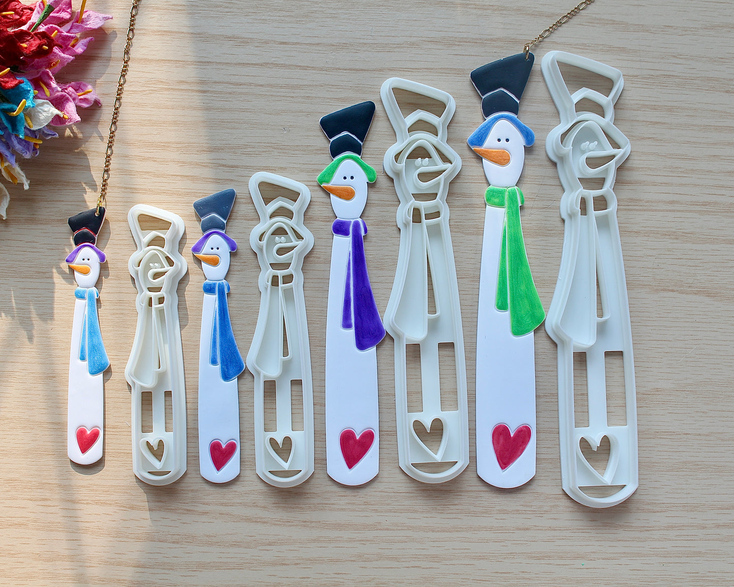 Snowman Bookmark Cutter