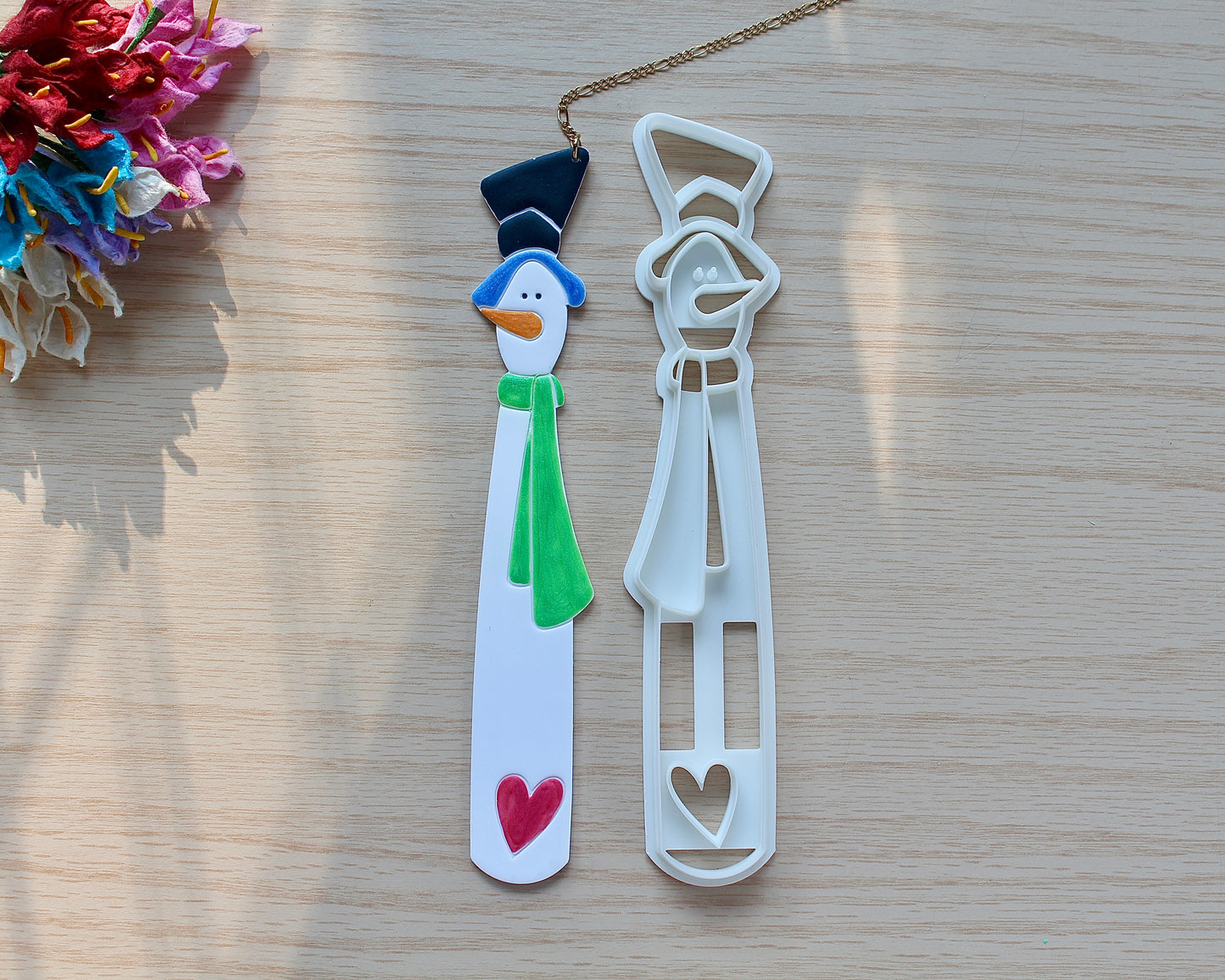 Snowman Bookmark Cutter