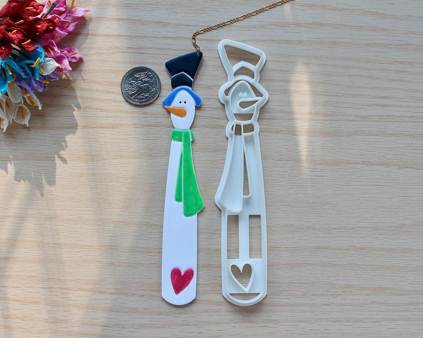 Snowman Bookmark Cutter
