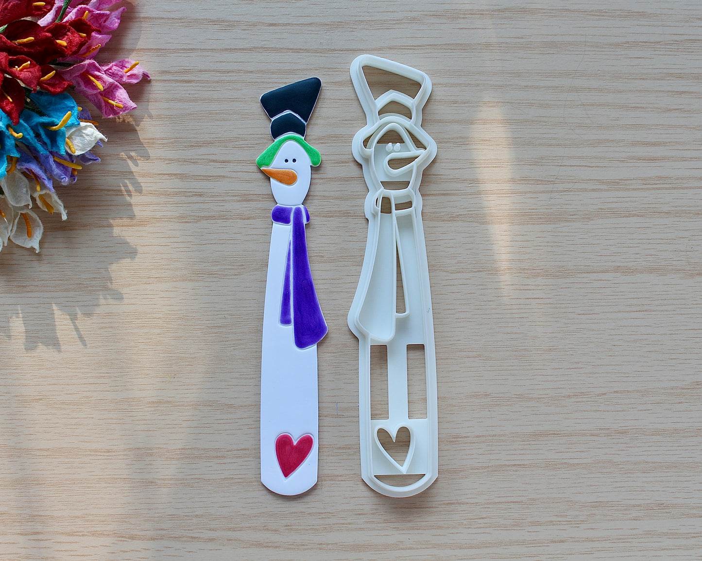 Snowman Bookmark Cutter