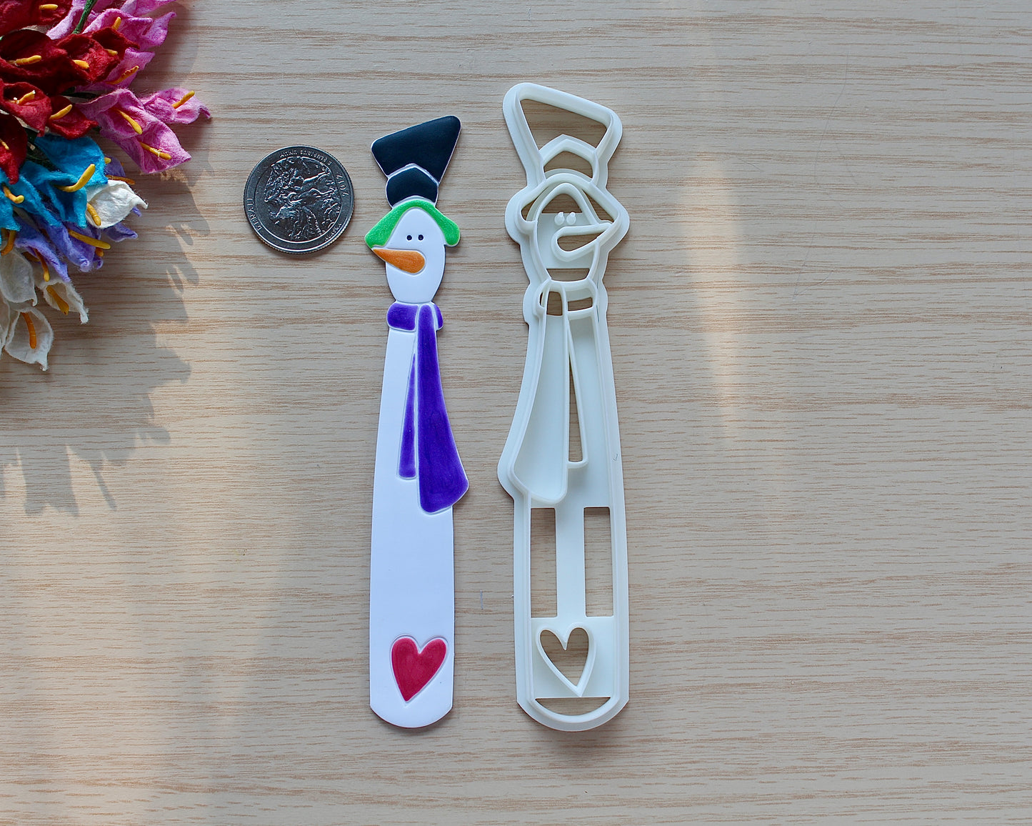 Snowman Bookmark Cutter