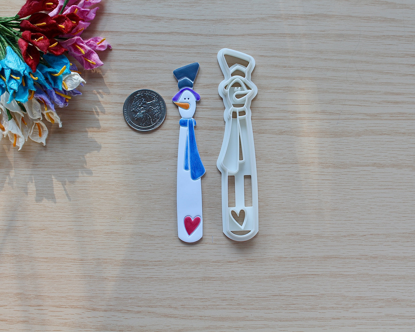 Snowman Bookmark Cutter
