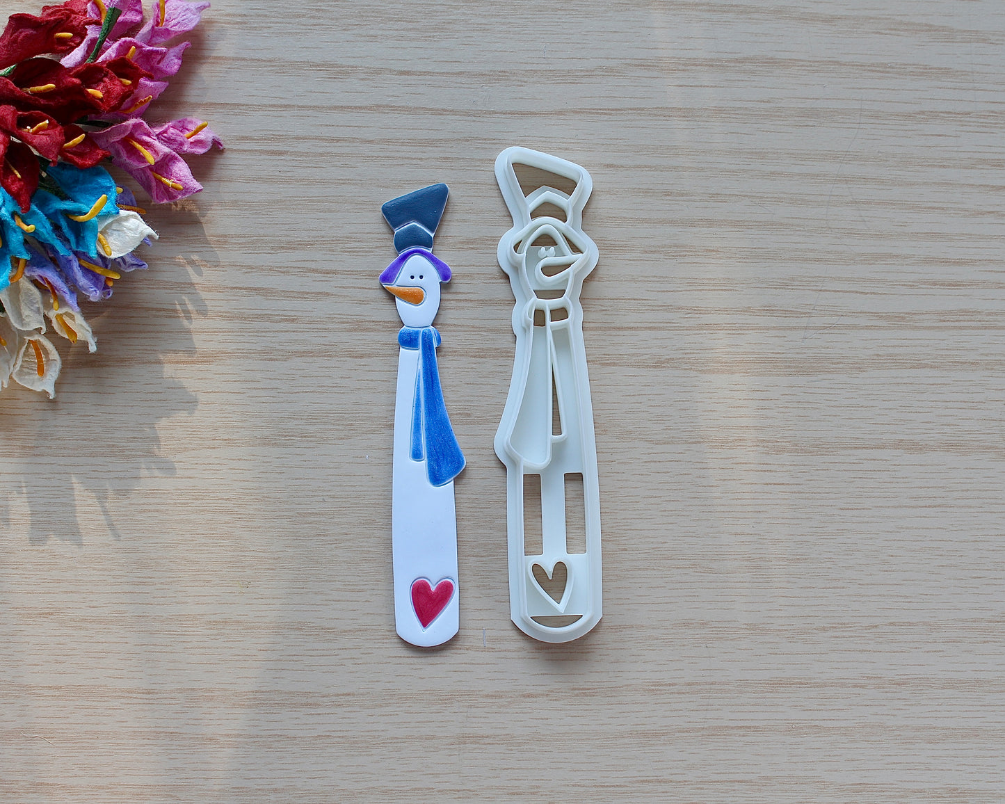Snowman Bookmark Cutter