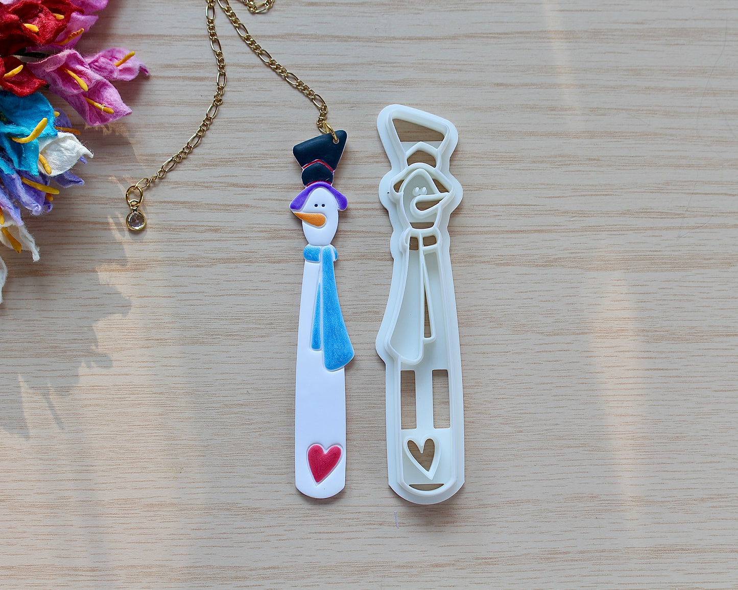 Snowman Bookmark Cutter