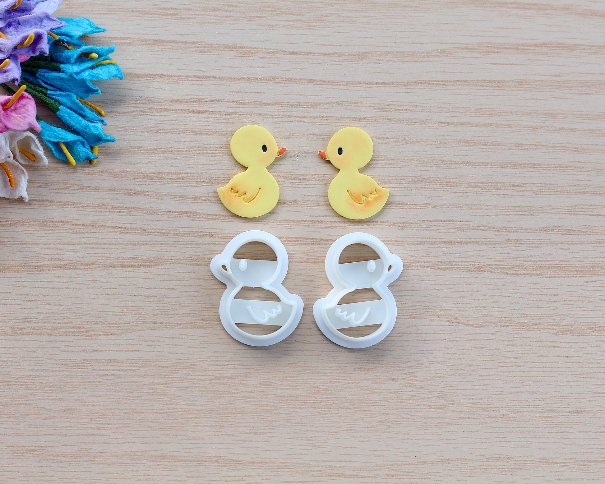 baby chick polymer clay cutter