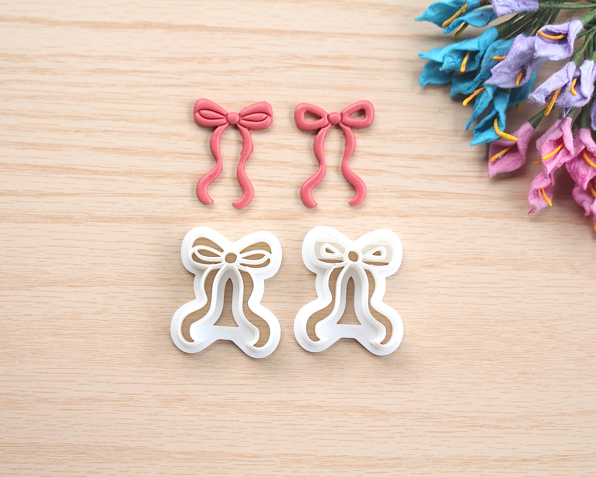 bow polymer clay cutter