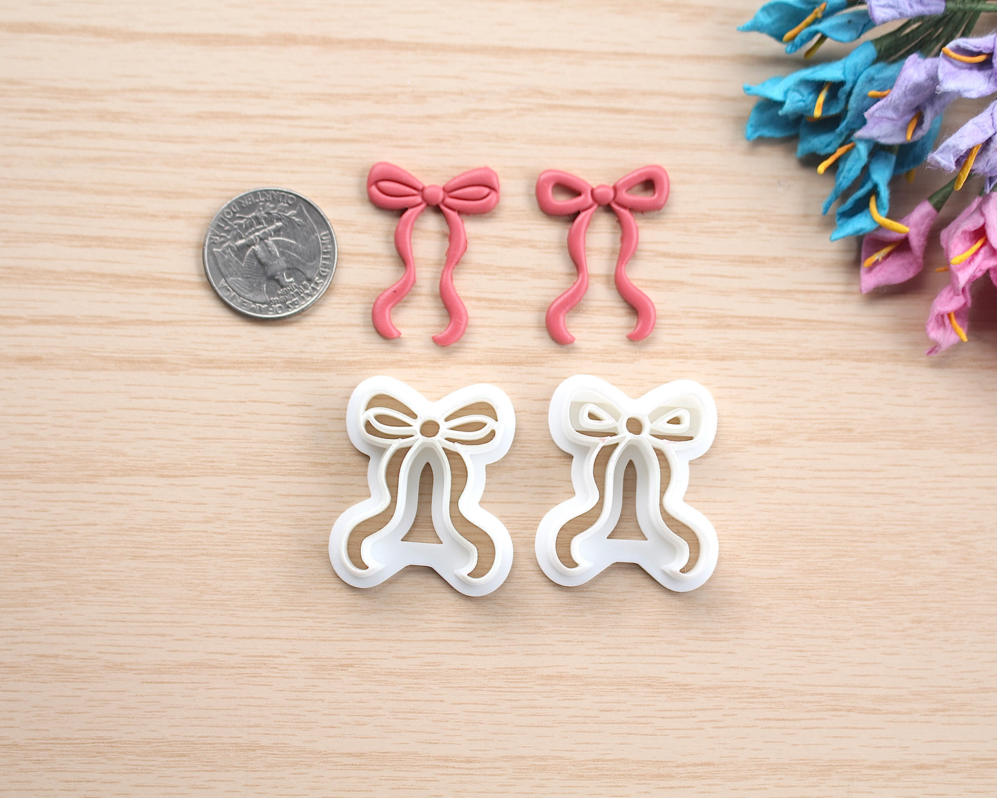 bow polymer clay cutter