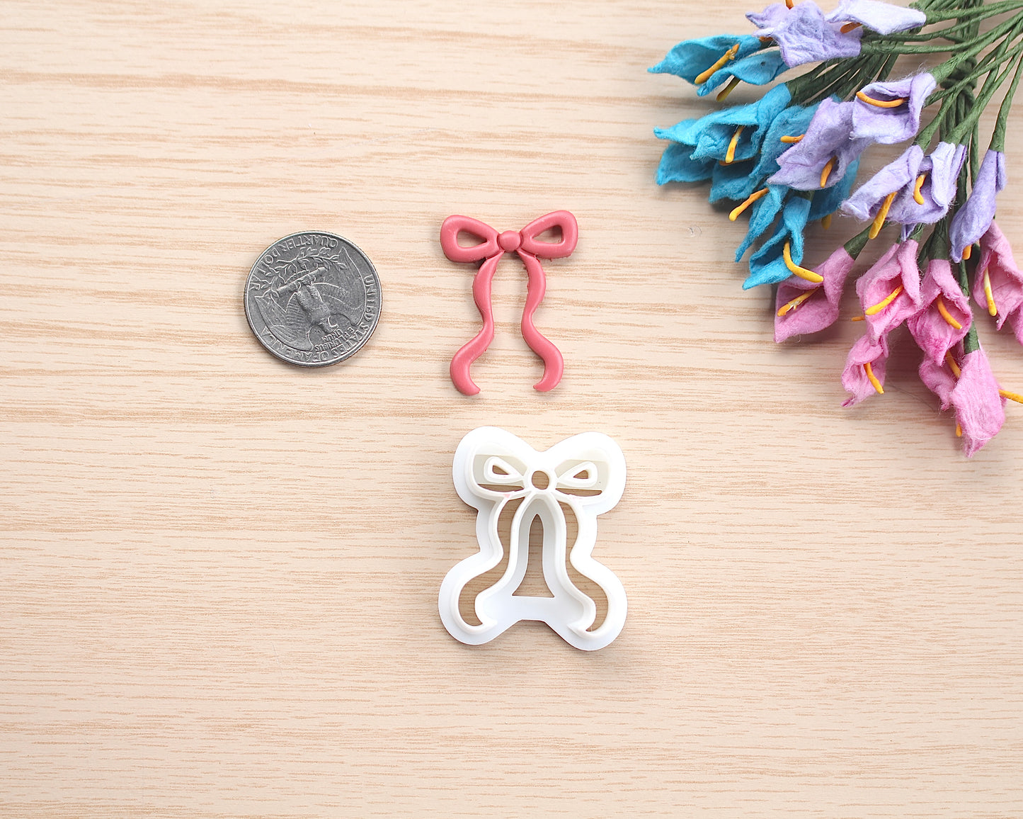 bow polymer clay cutter
