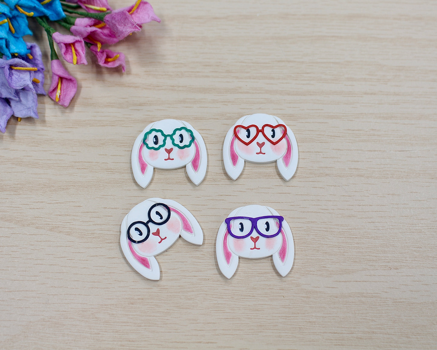 floppy ear bunny polymer clay cutter