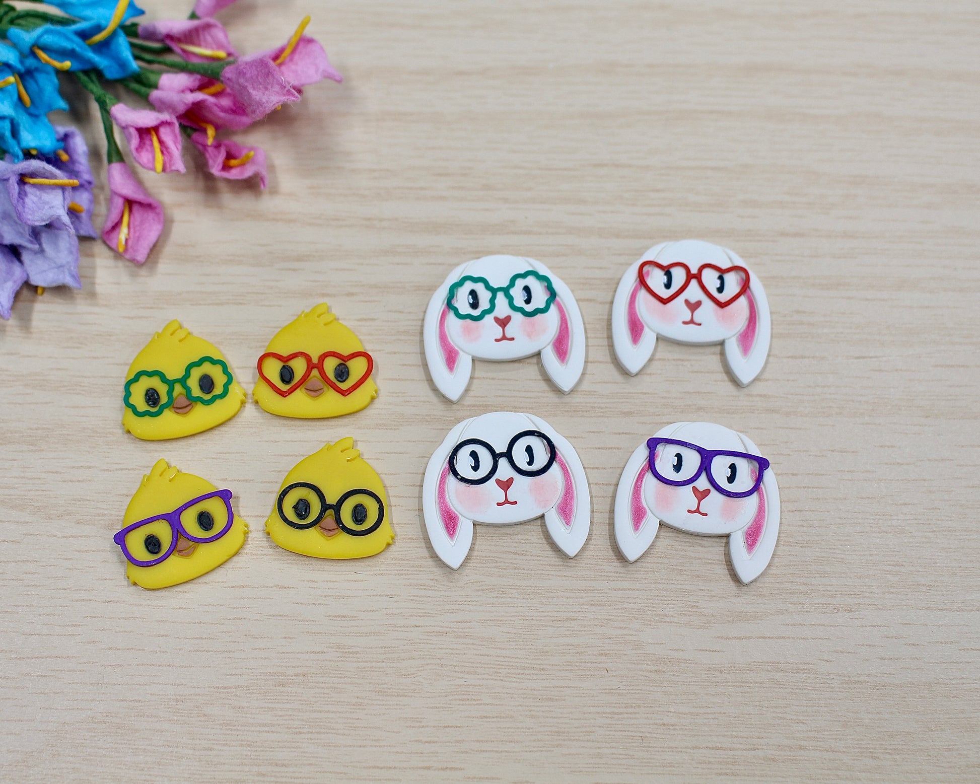 baby chick head polymer clay cutter