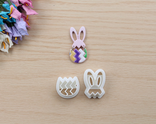 Egg Bunny Cutter Set