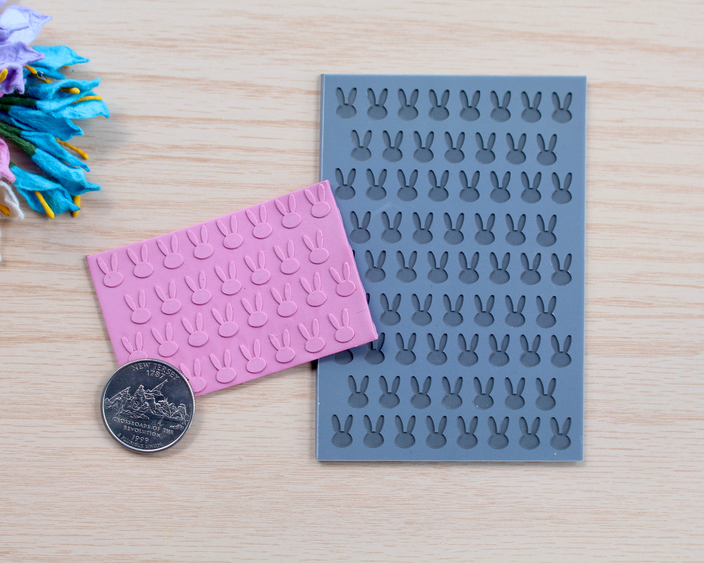 Bunny rubber texture mat