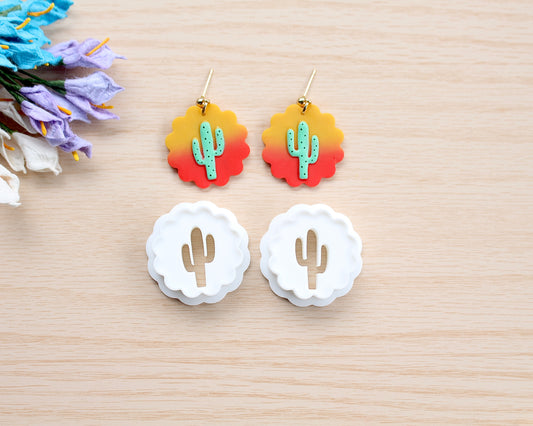 cactus polymer clay cutter