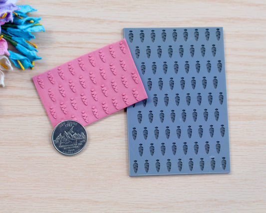Carrot rubber texture mat