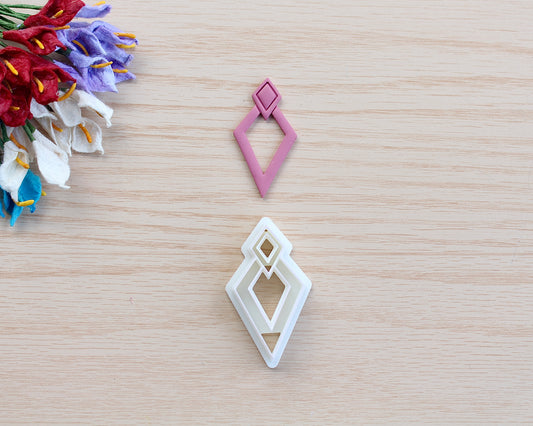 Macrame Style Dangle Polymer Clay Cutter 