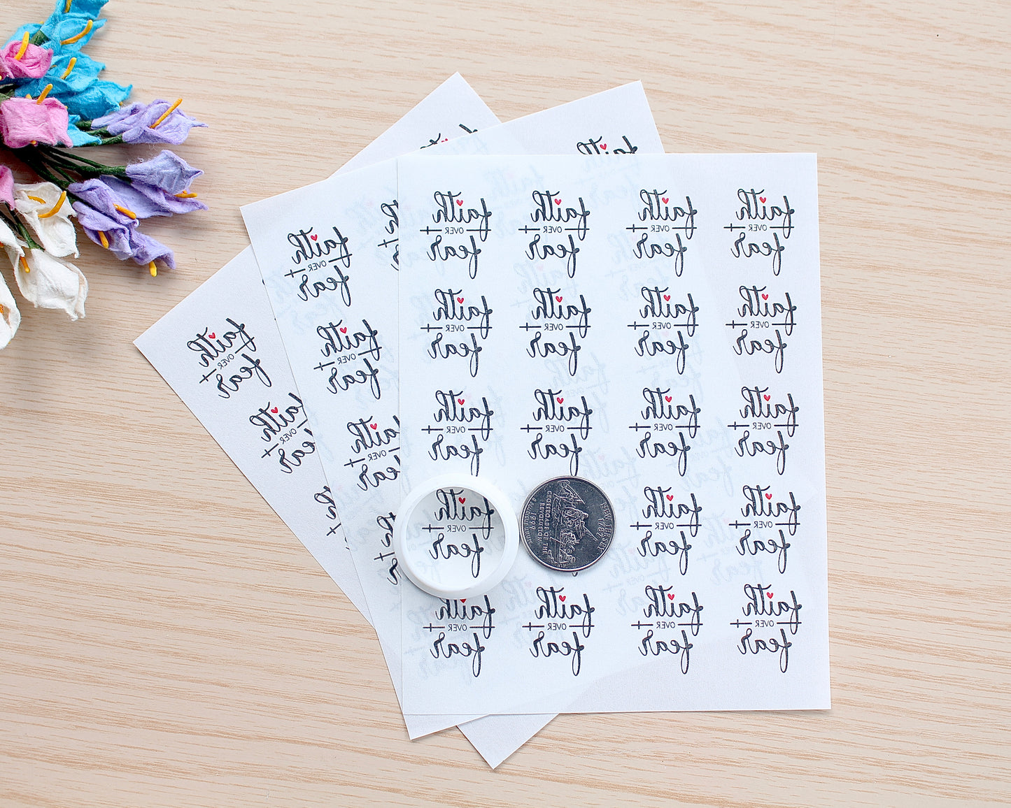 Bible Verse  Water Soluble Transfer Paper