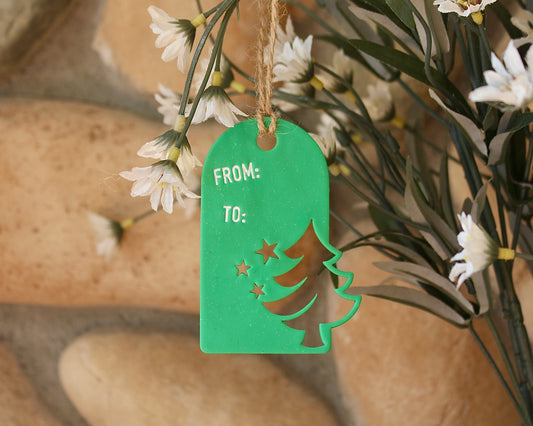 Christmas Tree Gift Tag Cutter