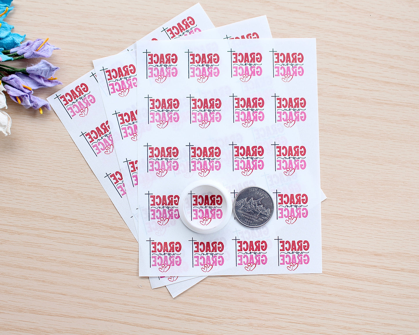 Bible Verse  Water Soluble Transfer Paper