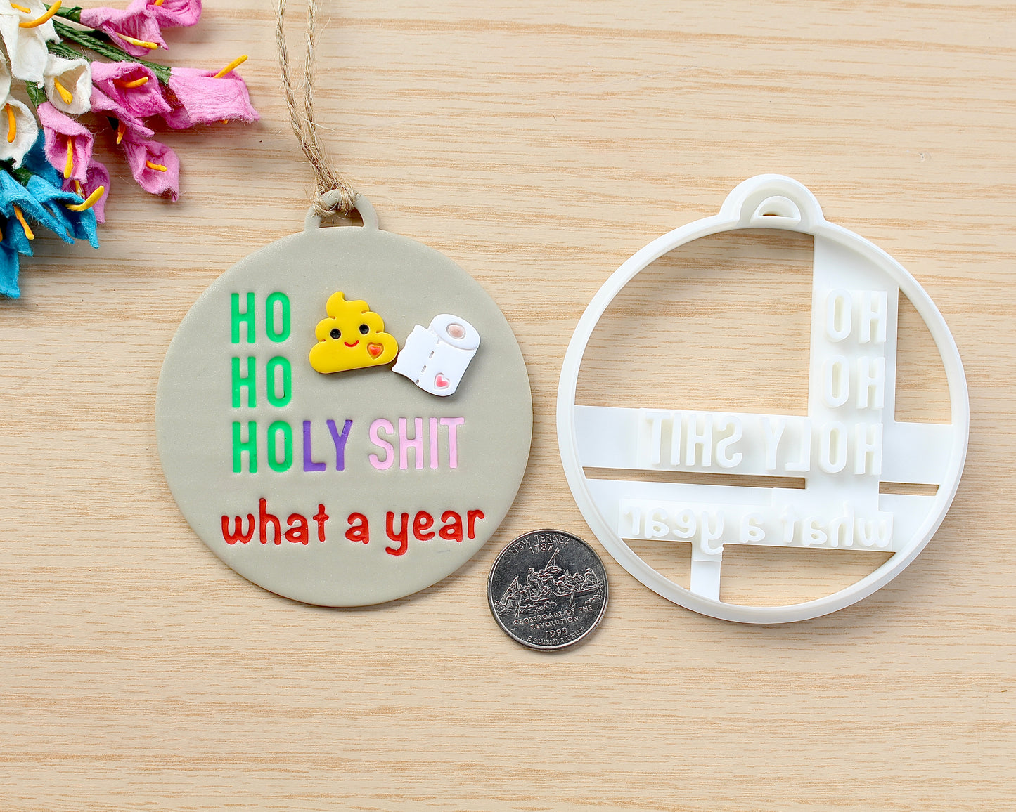 Ho Ho Holy Shit Ornament Cutter