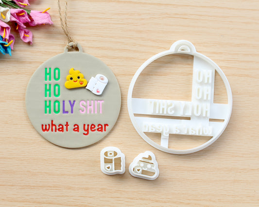 Ho Ho Holy Shit Ornament Cutter