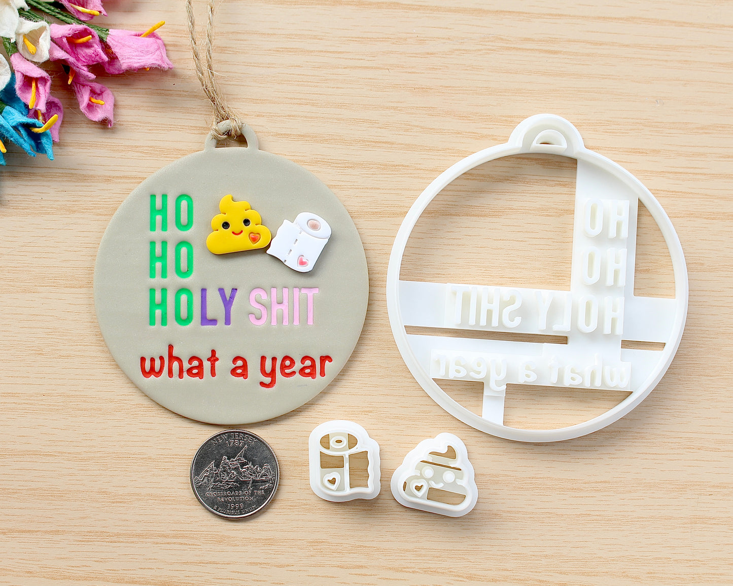 Ho Ho Holy Shit Ornament Cutter