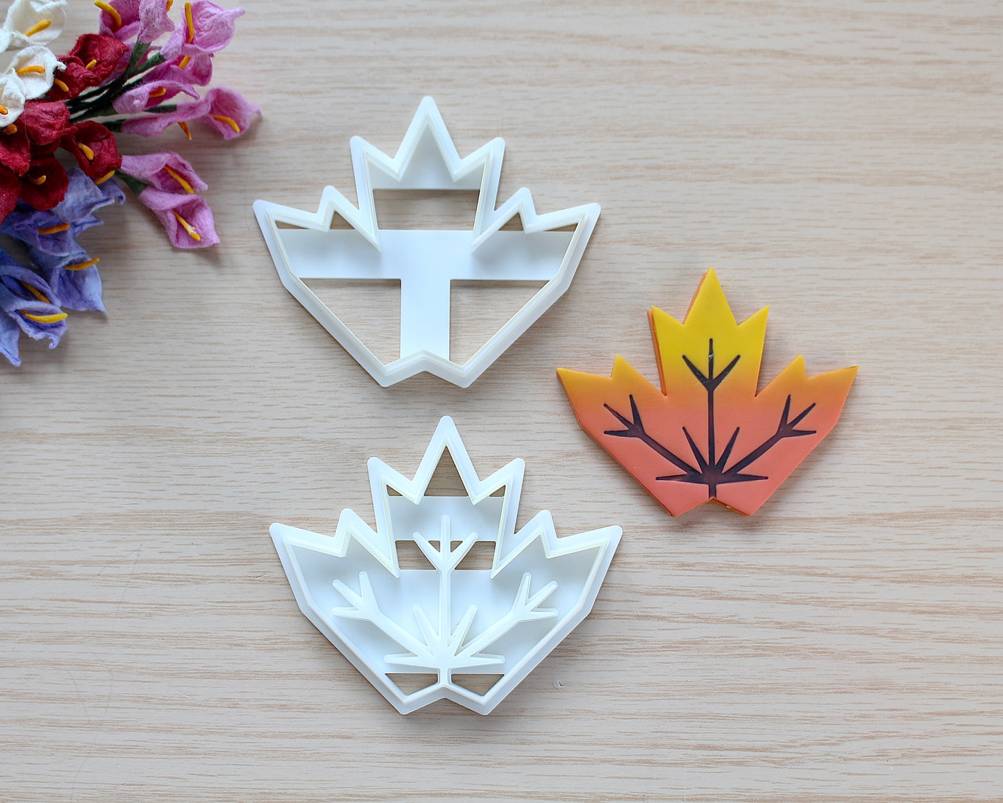 Maple Leaf Corner Bookmark Cutter Set