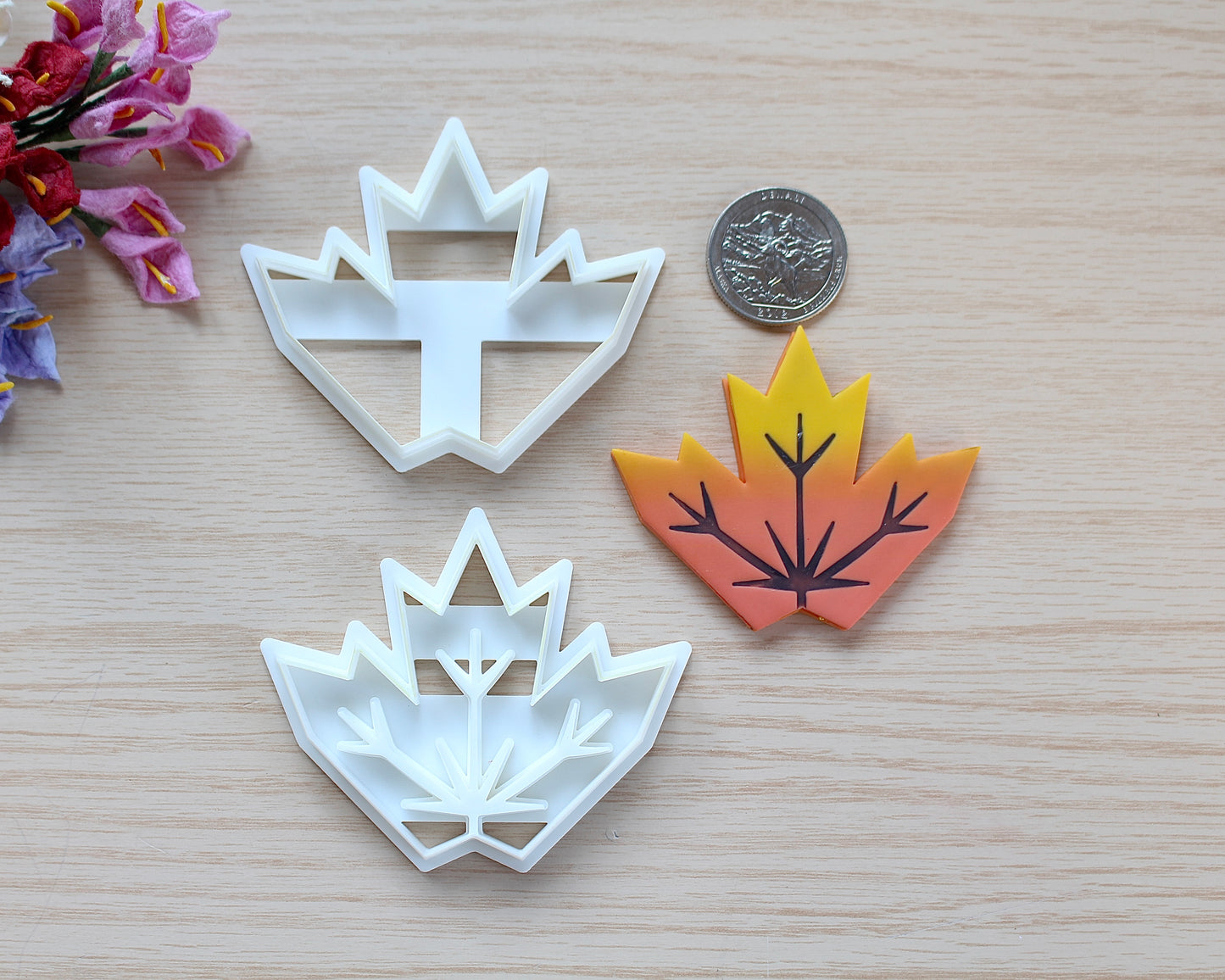 Maple Leaf Corner Bookmark Cutter Set