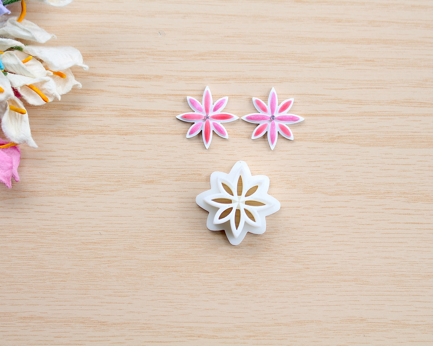 Mini flower stud cutter