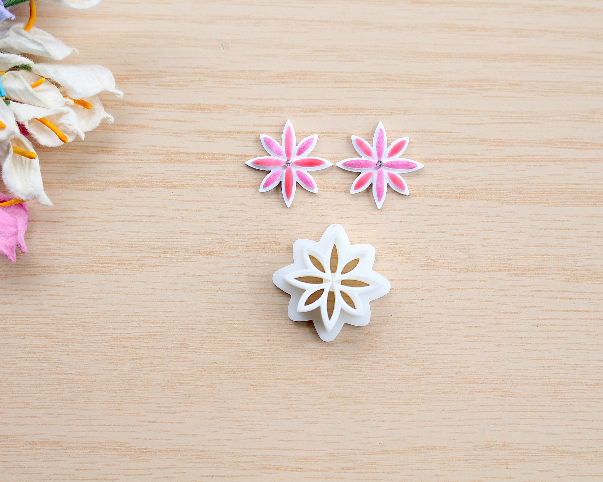 Mini flower stud cutter