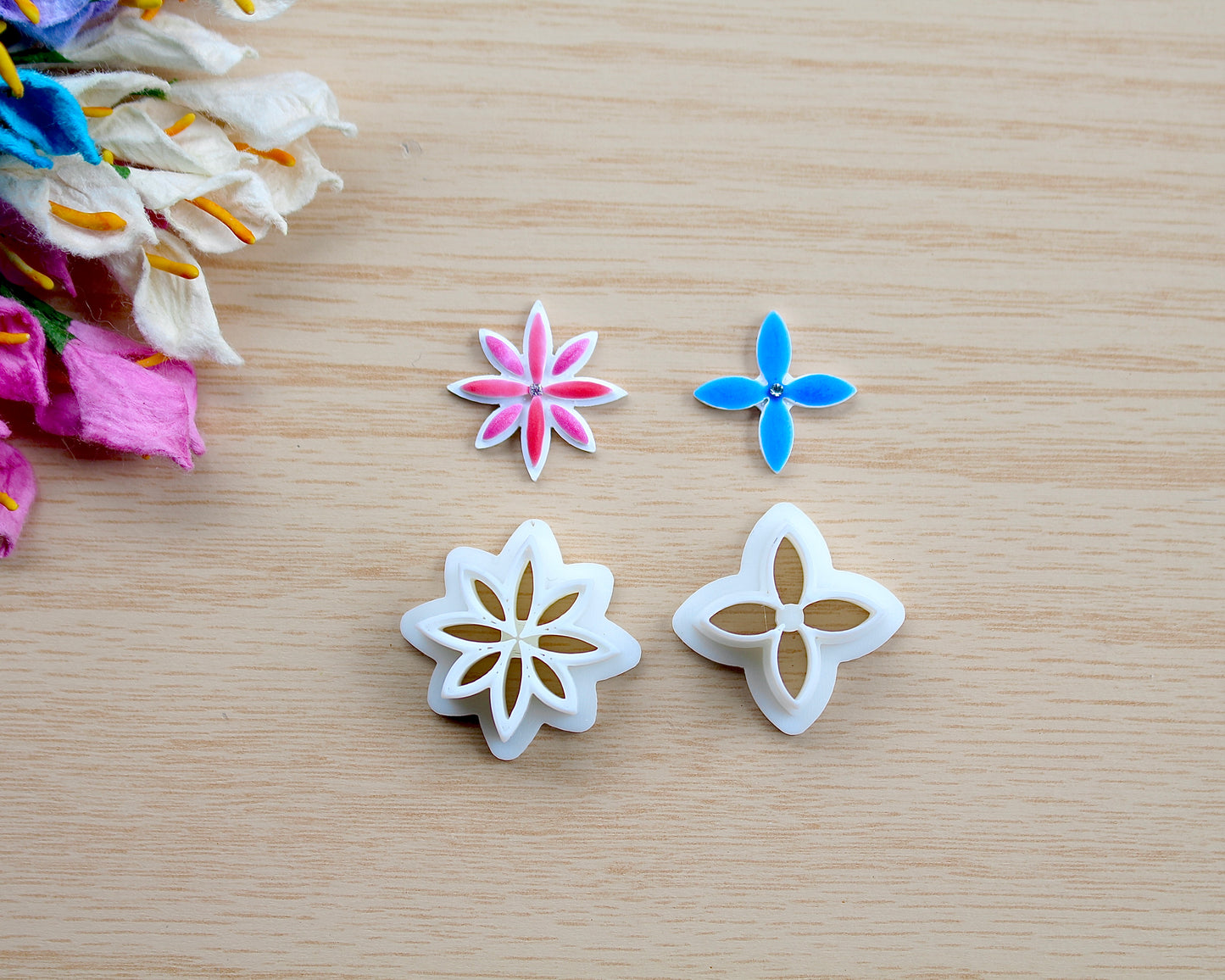 Mini flower stud cutter