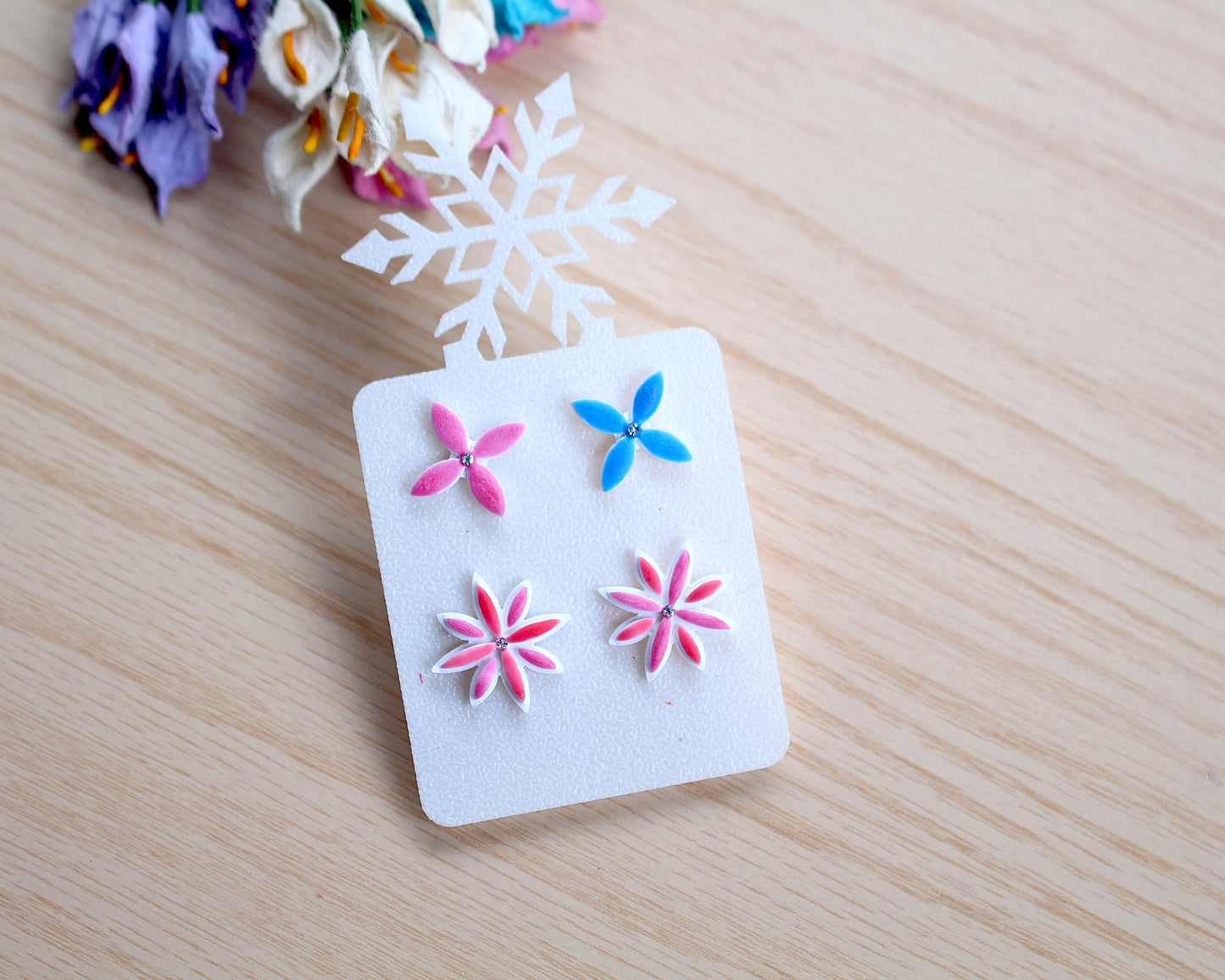Mini flower stud cutter
