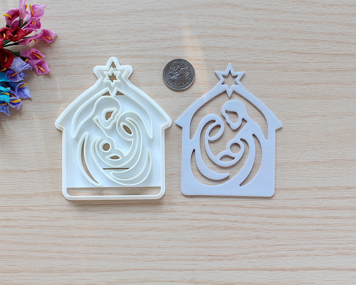 Nativity Scene Ornament Cutter