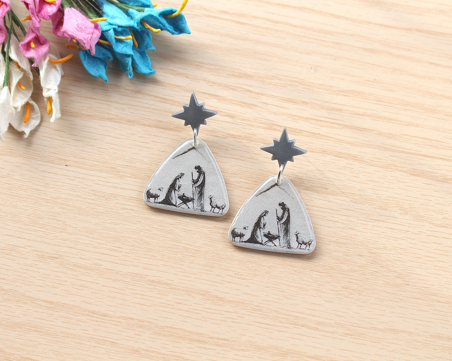 Nativity Scene Water Soluble Transfer Paper