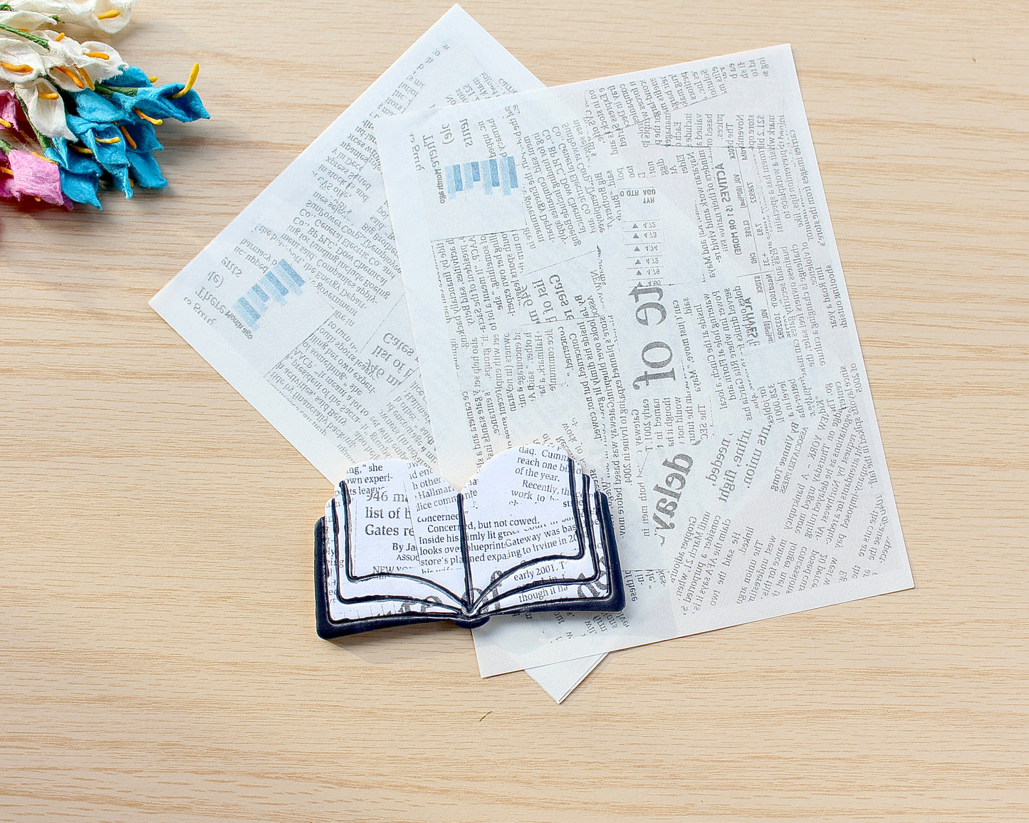 Newspaper Water Soluble Transfer Paper