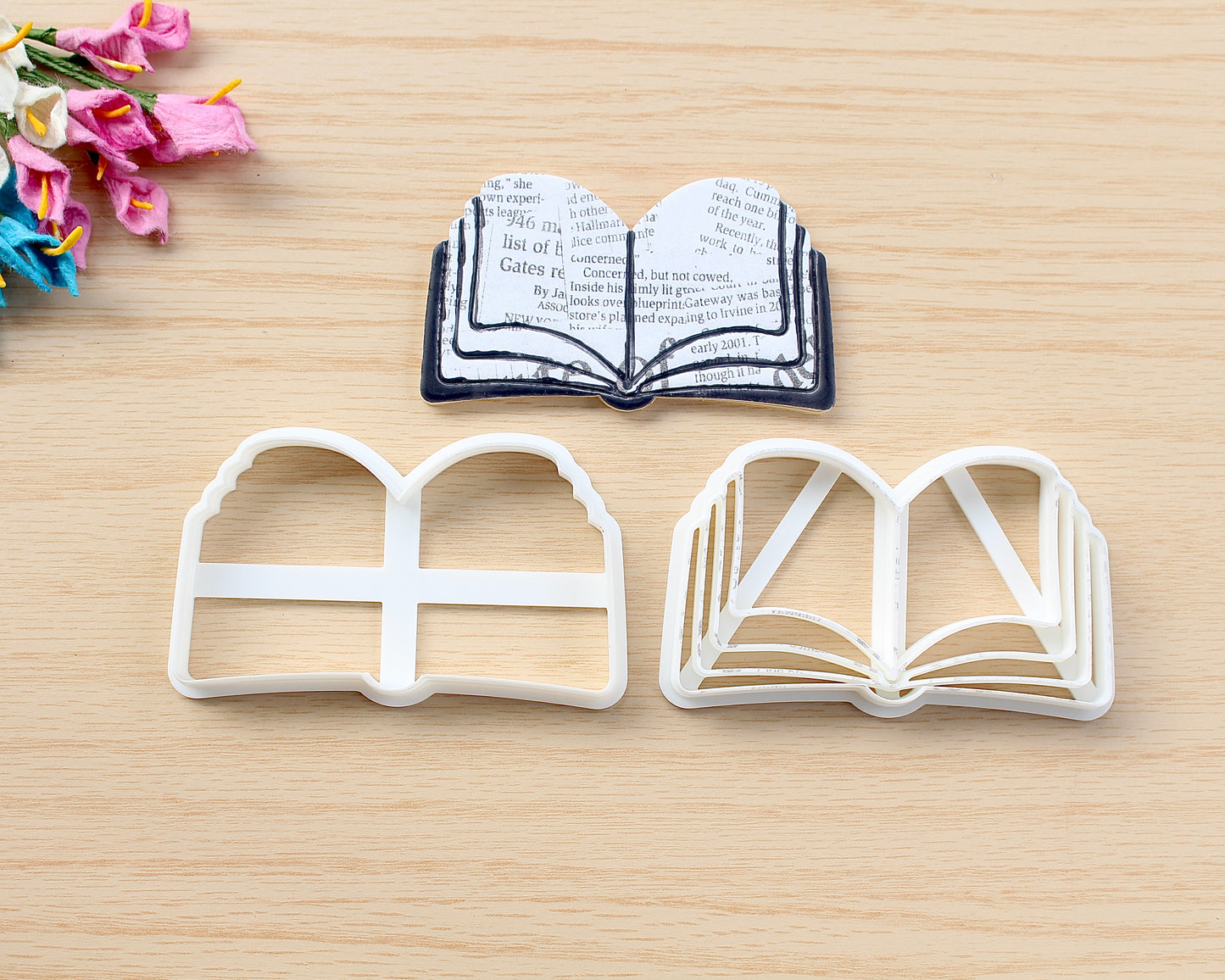 Open Book Corner Bookmark Cutter Set
