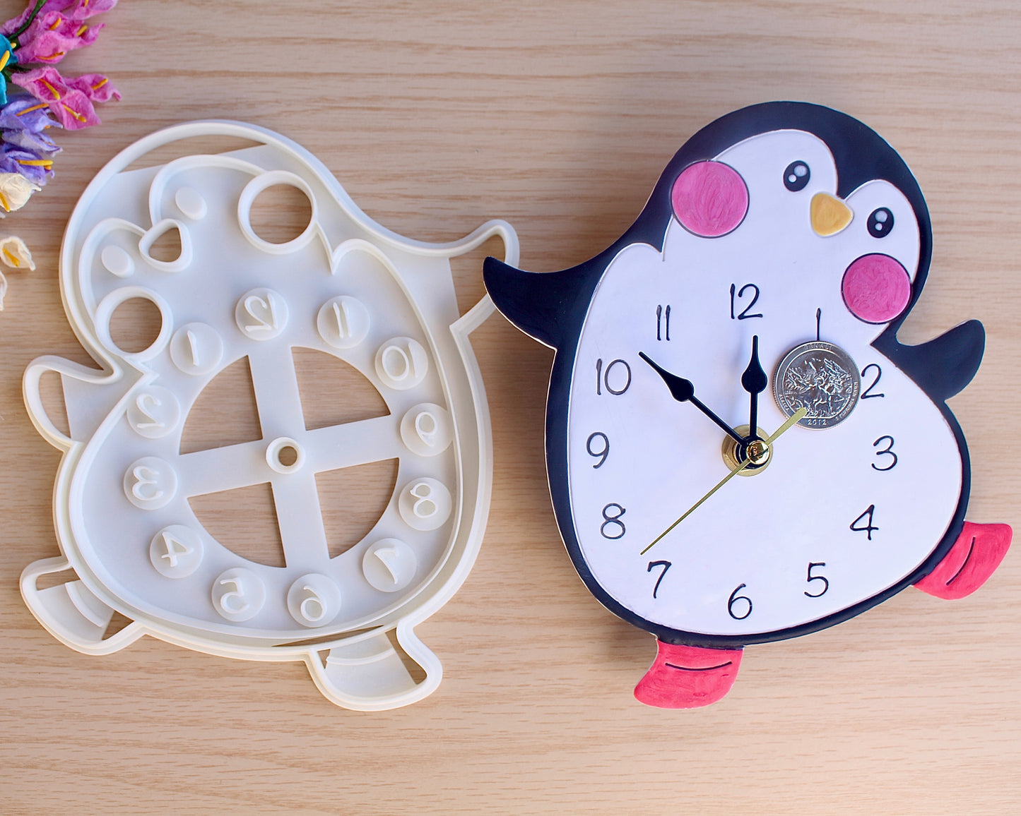 Penguin Clock Cutter