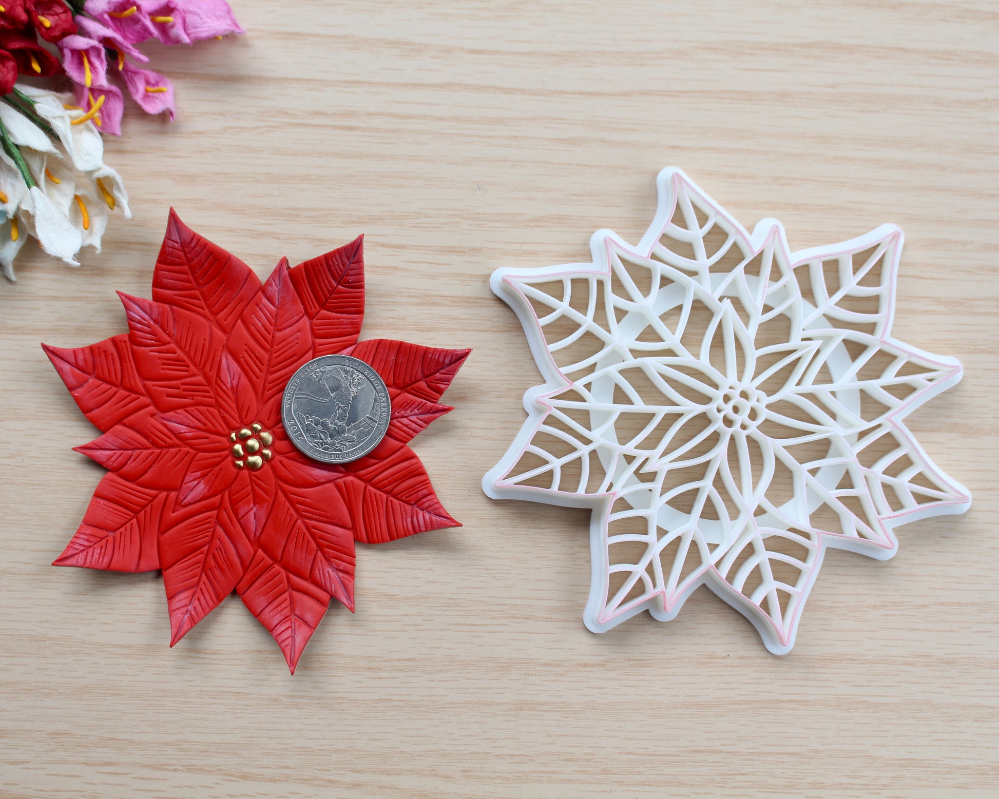 Poinsettia Trinket Cutter | Ornament Cutter
