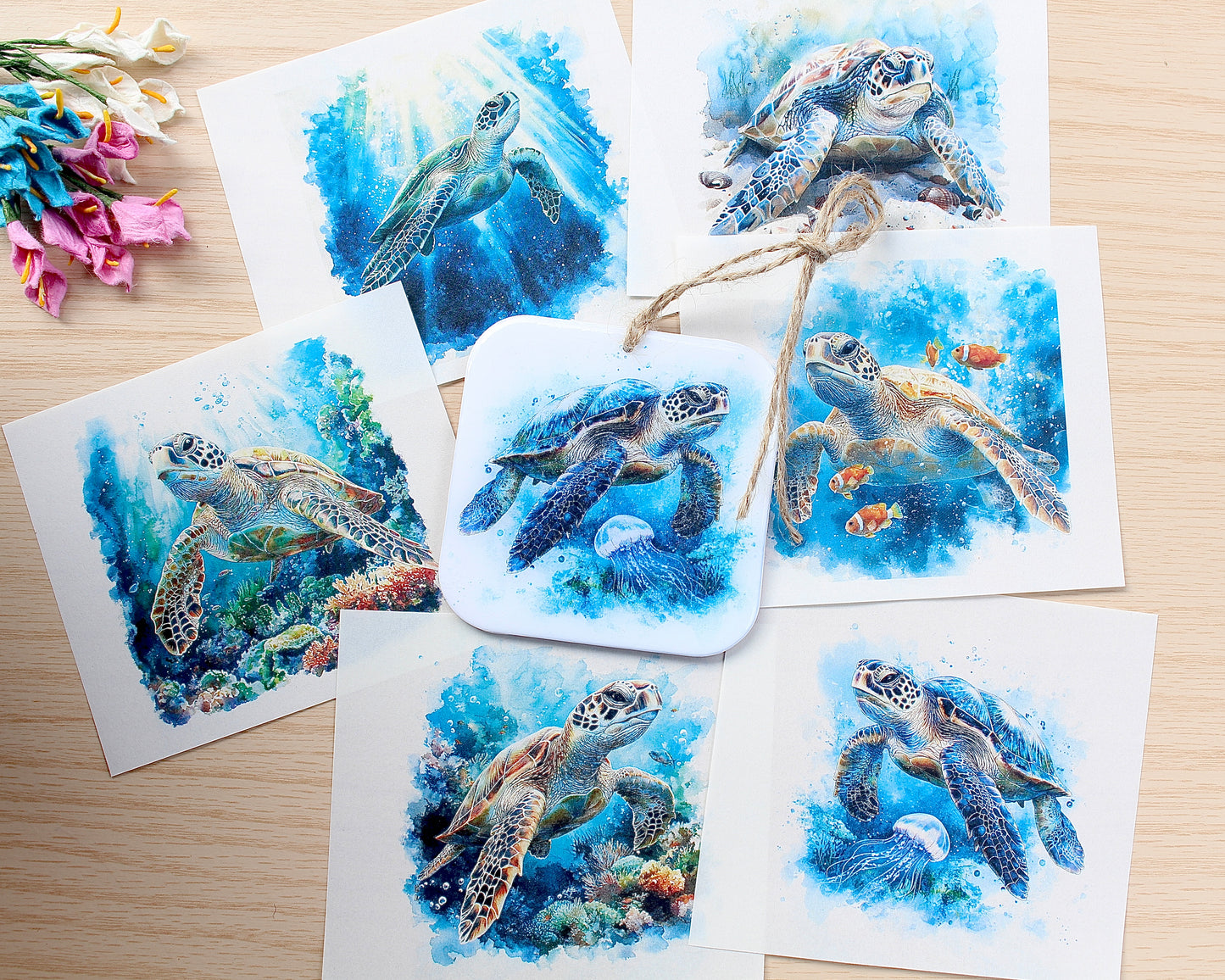 Sea Turtle Water Soluble Transfer Paper