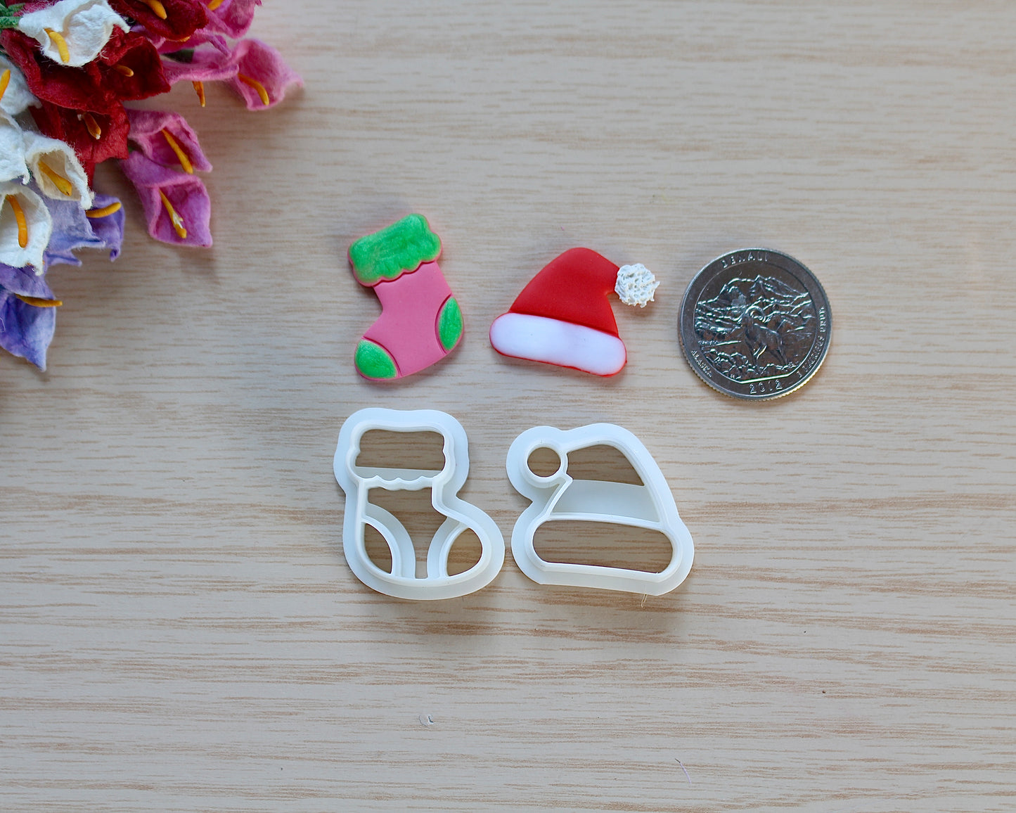 Tic-tac-toe Christmas Hat and Sock Cutter