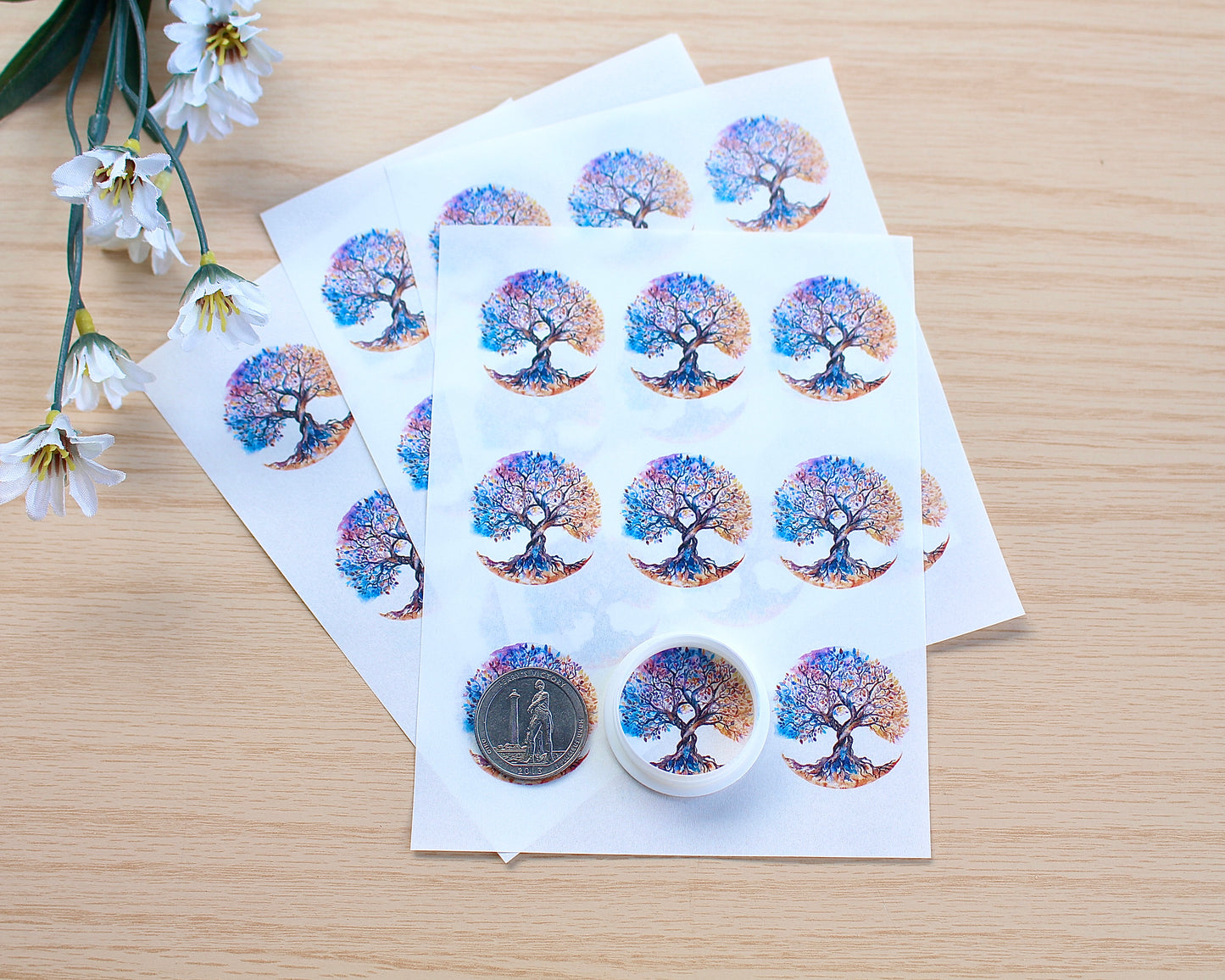 The Tree of Life Water Soluble Transfer Paper