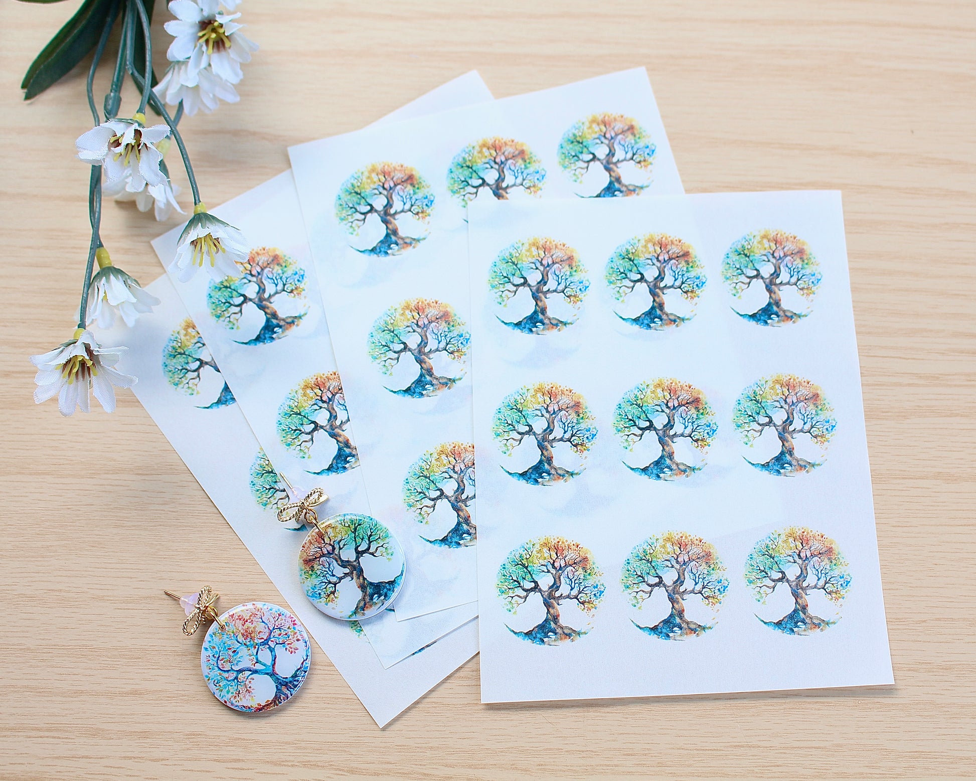 The Tree of Life Water Soluble Transfer Paper